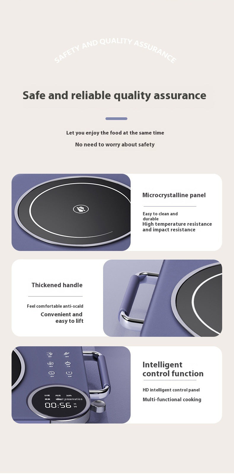 Multi-functional electric ceramic Stove