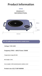 Multi-functional electric ceramic Stove