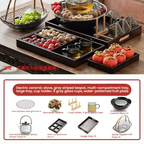 Electric cooking and roasting stove, indoor household tea set, complete winter electric stove, gathering tea brewing electric ceramic stove