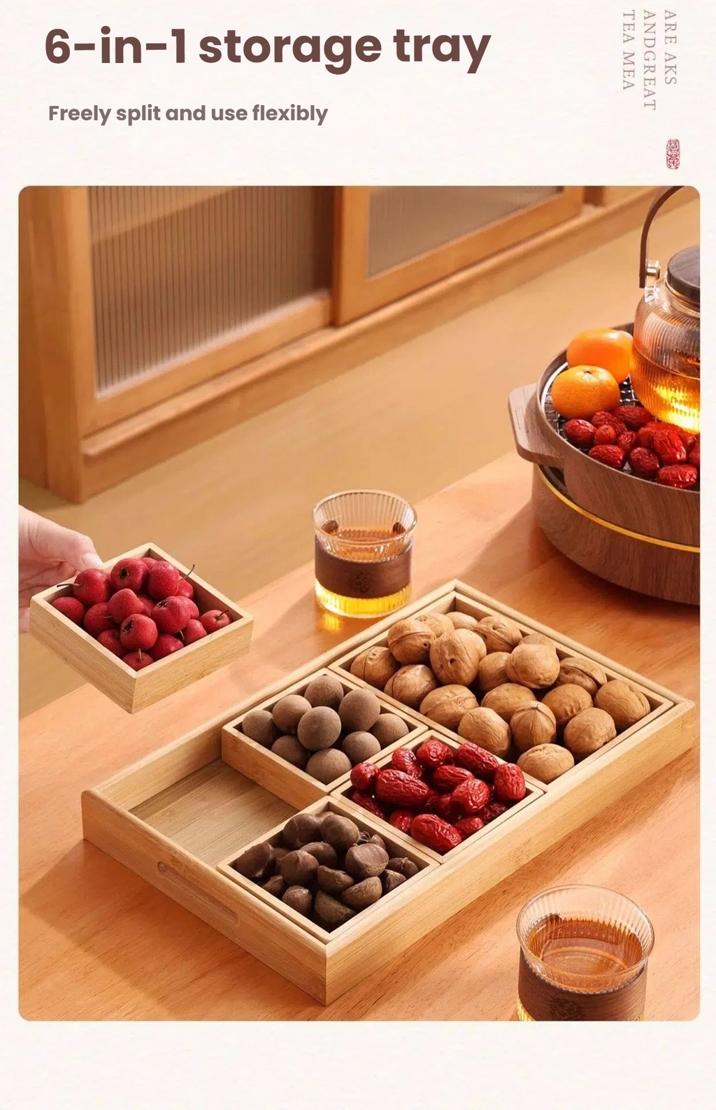 Cozy Brew Stove Tea Set - Glass Tea Kettle & Utensils with Electric Stove for Indoor Tea Brewing