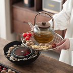 Electric cooking and roasting stove, indoor household tea set, complete winter electric stove, gathering tea brewing electric ceramic stove