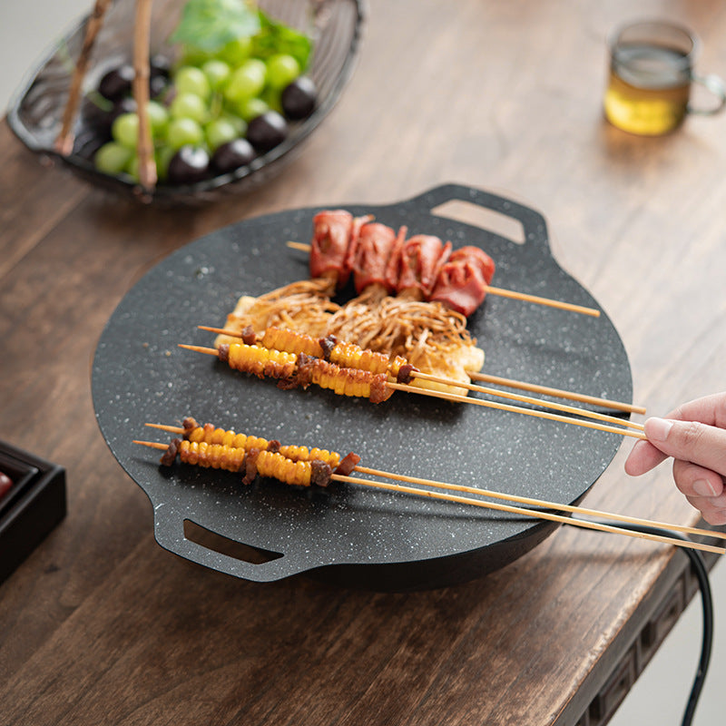 Electric cooking and roasting stove, indoor household tea set, complete winter electric stove, gathering tea brewing electric ceramic stove