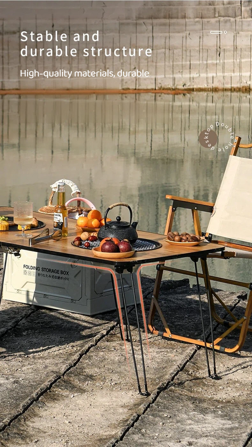 Atmospheric stove set, home charcoal stove, outdoor barbecue grill,Outdoor Folding Fireplace Package, Fold-able and portable camping barbecue table